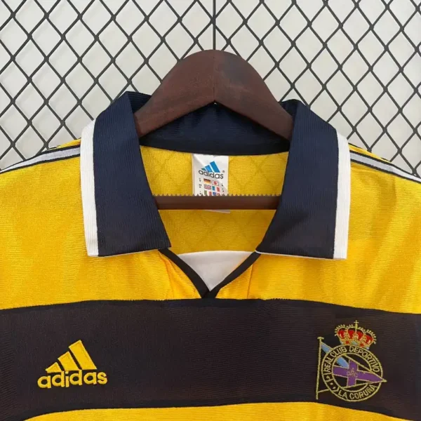 1999-2000 Real Club Deportivo de La Coruña Second retro kit - Image 4