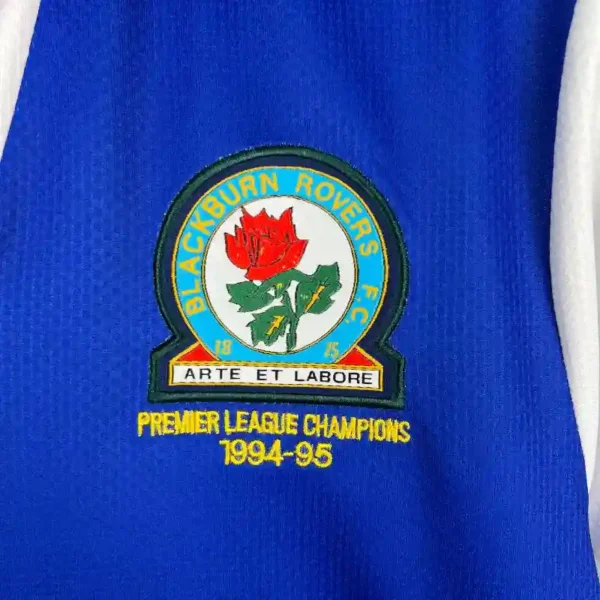 1994-1995 Blackburn Rovers Jersey retro kit - Image 3