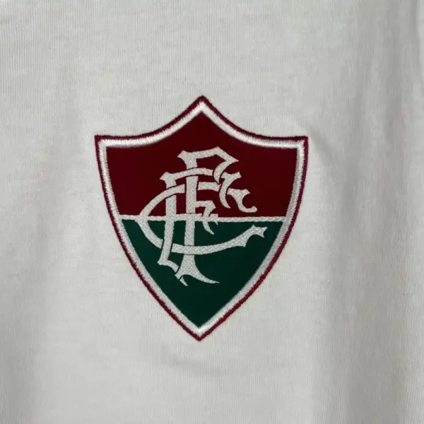 2014-2015 Fluminense White Soccer retro kit - Image 3