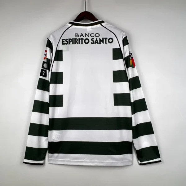 2001-2003 Sporting Lisbon Long Sleeve Jersey retro kit - Image 8