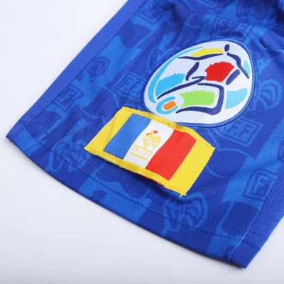 1996 France Retro Jersey Home Euro Cup - Image 5