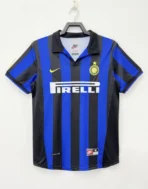 Inter Milan Ronaldo #9 Retro 1998/99 Jersey Home - Image 8