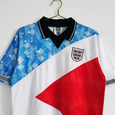 England 1990 Retro Soccer Jersey Mash-Up - Image 3