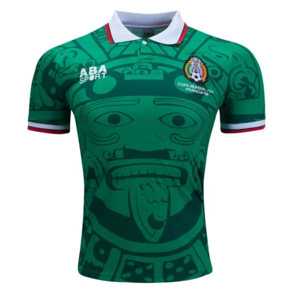 Mexico World Cup 1998 Retro Home Jersey