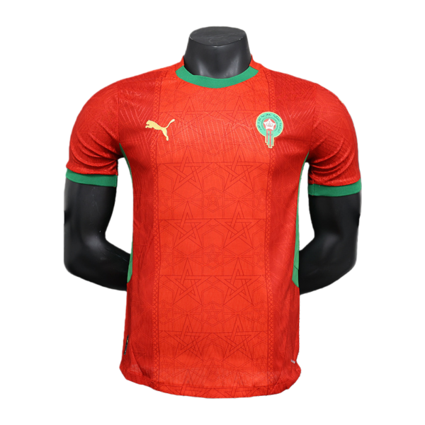 2025 Morocco Home Soccer Shirt  Player Version