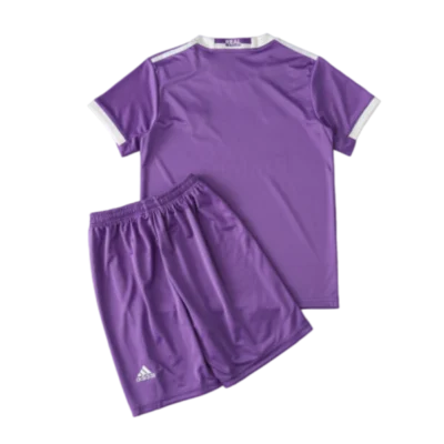 Real Madrid 16-17 Away Retro Kids Kits Children Sets Football Jersey - Image 2