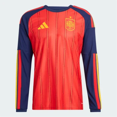 Adidas  Spain Home long sleeves Shirt Football Jersey  2026