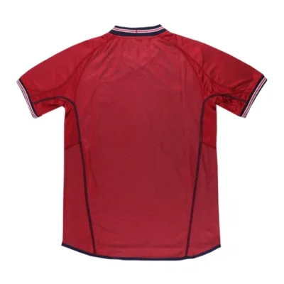 England World Cup 2002 Beckham #7 Retro Jersey Away - Image 4