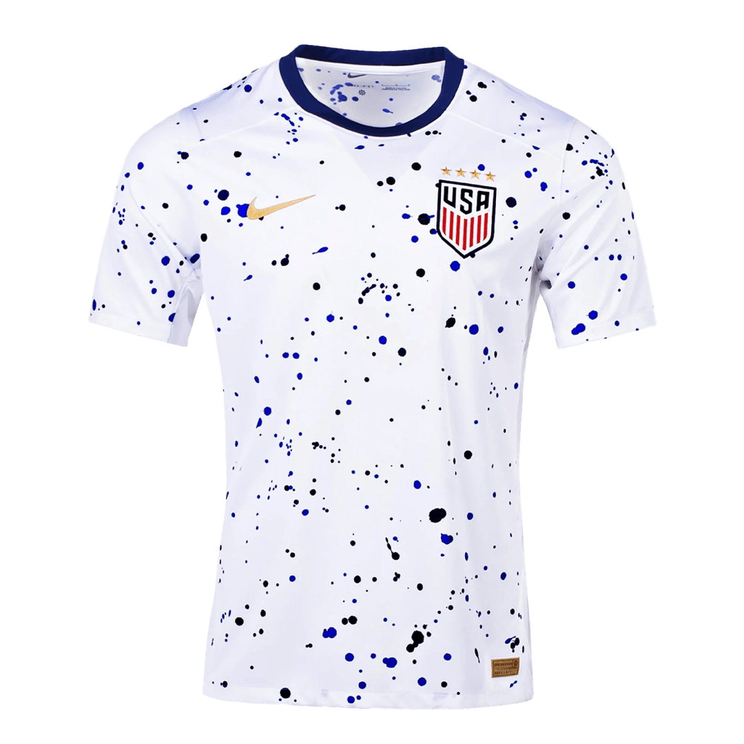 185ce3bc39.png USA Nike Custom Home Soccer Women's Jersey 2023 - Image 1