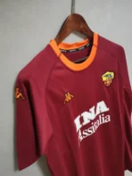 Roma 2000/01 Retro Jersey Home - Image 6