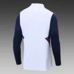 Arsenal Half-Pull Training Suit White Football Shirt 2022/2023 - Image 4