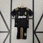 real madrid 11-12 Away Retro Kids Kit Football Jersey - Image 2