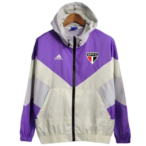 S?o Paulo 2023 Windbreaker Purple Soccer Jersey