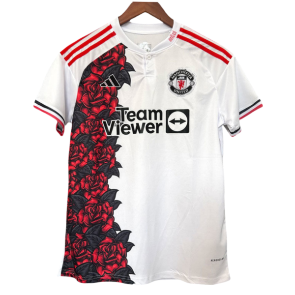 Adidas Manchester United Roses Shirt Special Edition Football Jersey 25-26