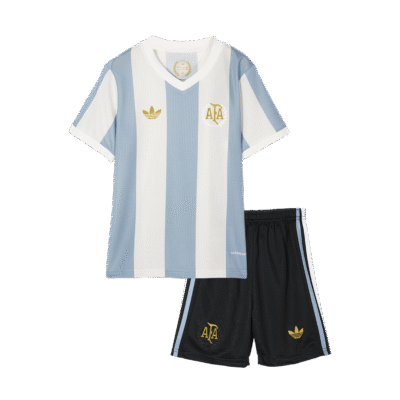Kids Adidas Argentina Custom Soccer Kits 2024 50th Anniversary