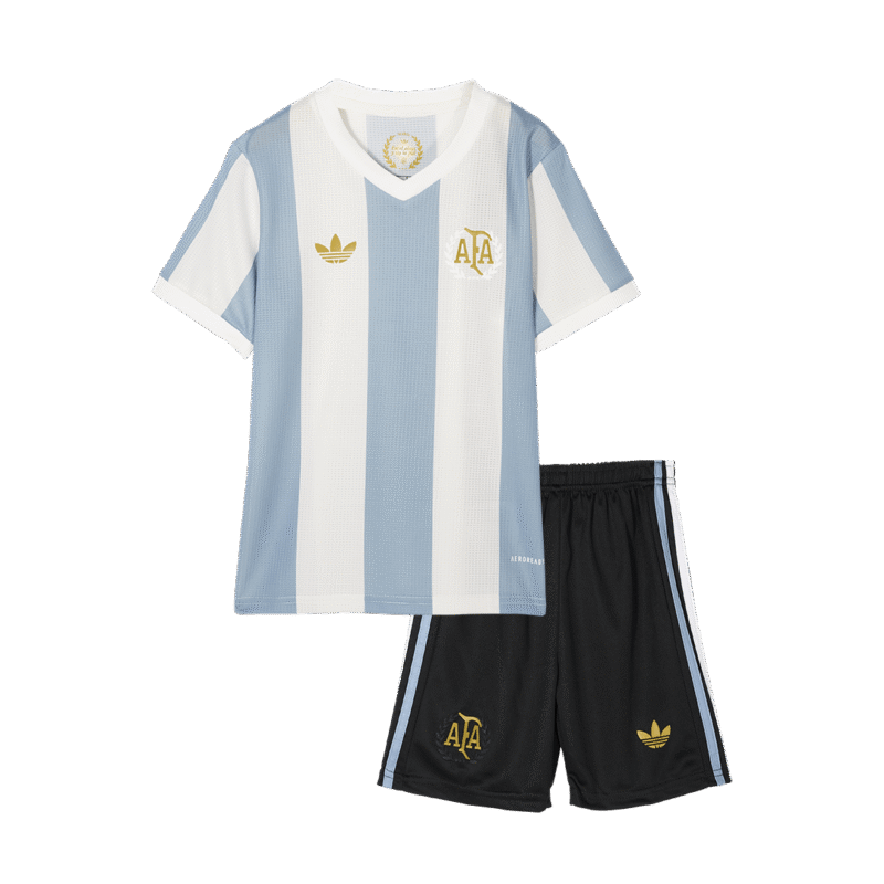 Kids Adidas Argentina Custom Soccer Kits 2024 50th Anniversary - Image 1