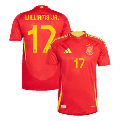 WILLIAMS JR. 17# 2024  Spain Nation Home Jersey Player Version EURO