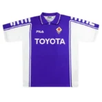 Fiorentina BATISTUTA #9 RUI COSTA #10    1999/00 Retro Jersey Home - Image 2
