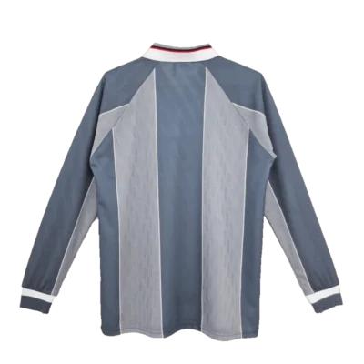 England Euro Cup 1996 Retro Away Long Sleeve Jersey - Image 2