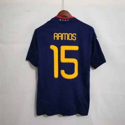 2010 Spain Nation Retro Jersey Away World Cup Final - Image 5