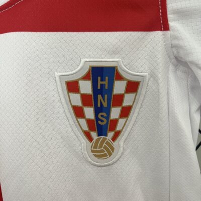 Croatia Home Kids Football Jersey Kit Euro 2024 - Image 4