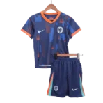 2024  Kids Netherlands Nation Away Jersey Kit Euro - Image 3