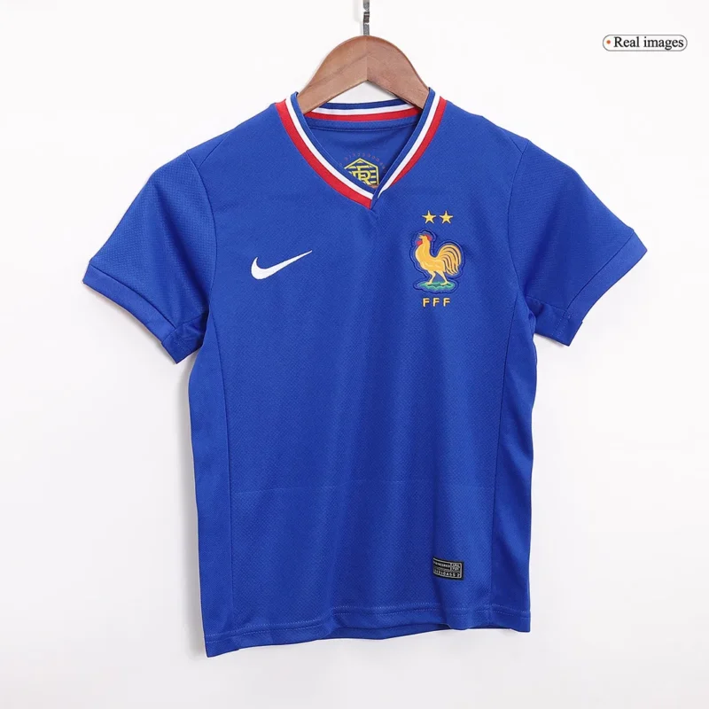 2024 Kids France Nation Home Kit Euro - Image 4