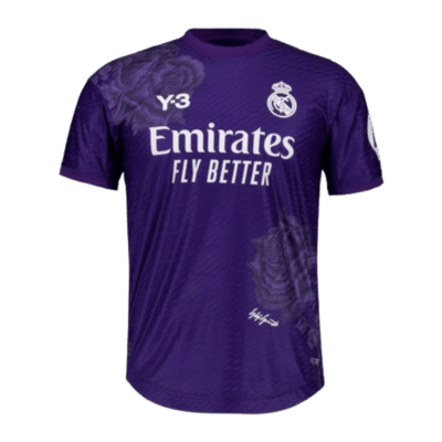 Y3 Real Madrid  24-25 Purple Shirt Football Jersey