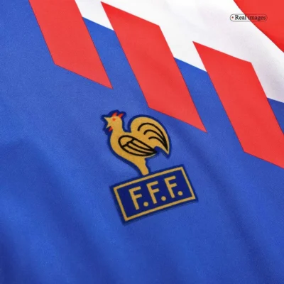1990 France Retro Jersey Home World Cup - Image 7