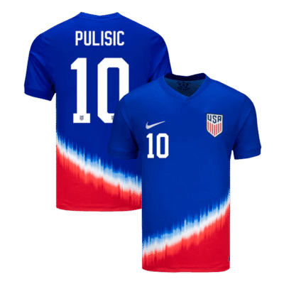 PULISIC #10 Nike  Soccer Jersey USA Nation Away Shirt 2024