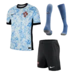 2024 Portugal Nation  Away Whole Kit(Jersey+Shorts+Socks) Euro