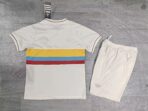 Colombia 24-25 Nation 100th Anniversary Special Edition Kids Kits White Jersey - Image 3