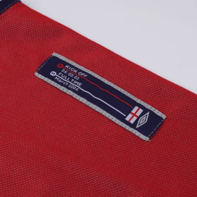 England World Cup 2002 Beckham #7 Retro Jersey Away - Image 9