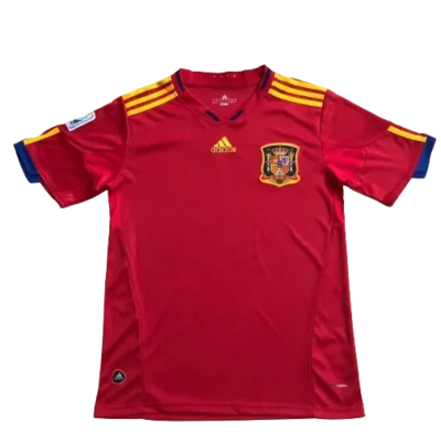 2010 Spain Nation Retro Jersey Home World Cup