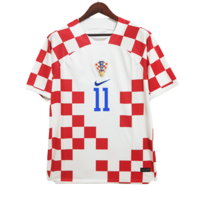 MODRlC #10 Croatia Retro Soccer jersey Home world cup 2022 - Image 2