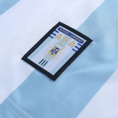Argentina World Cup 1998 Retro Jersey Home - Image 9