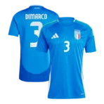 2024 EURO Nation Italy Home Jersey CHIESA #14 BARELLA #18 DIMARCO #3 - Image 3