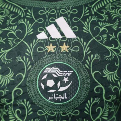 Algeria 2025 Green Special Edition Football Shirt Player Edition - Image 4