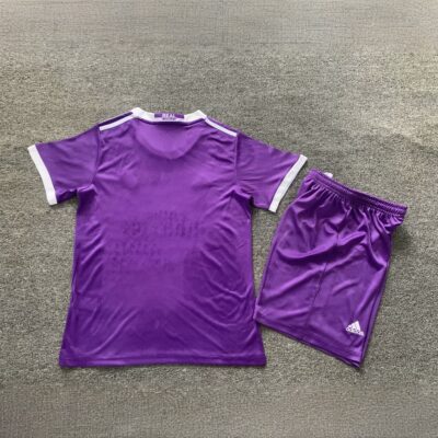 Real Madrid 16-17 Away Retro Kids Kits Children Sets Football Jersey - Image 6