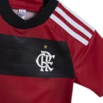 Kids CR Flamengo 2023/24 Home Jersey Kit Replica - Image 5