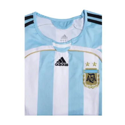 Argentina World Cup 2006 Retro Jersey Home - Image 6