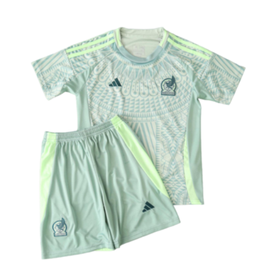 Kids Mexico Adidas Copa América Away Soccer Kits 2024