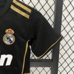 real madrid 11-12 Away Retro Kids Kit Football Jersey - Image 9