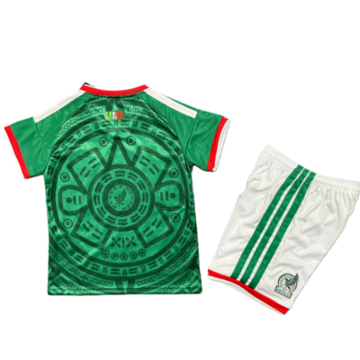 Mexico World Cup Kids Home Football jersey Kit 2025 - Image 2