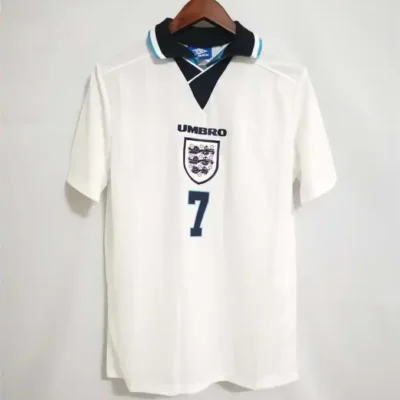England Euro Cup 1996 Retro Jersey Home - Image 4
