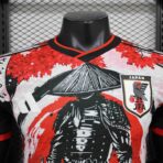 2024 Player Japan Nation Black Samurai Special Edition Soccer Shirt - Image 3