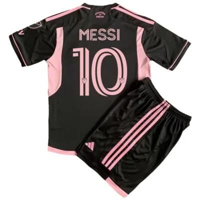 Kids Inter Miami MESSI #10 Jersey 2023 Away Kit - Image 8