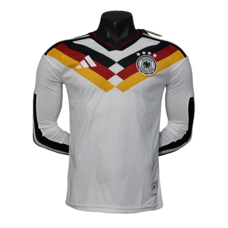 6379f53d06.png 2026 Germany Home Long Sleeve Soccer jersey Player edition - Image 1