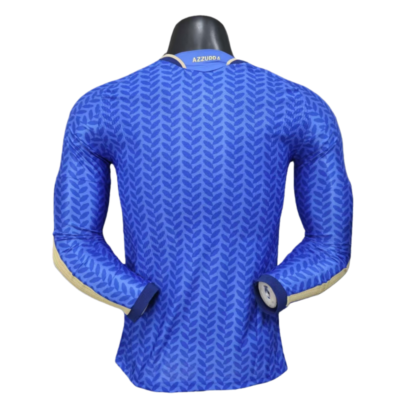 2026 ltaly World Cup Home Long Sleeve Football jersey Player version - Image 2