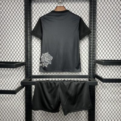 Y3 Real Madrid  24-25 Kids Kits Black Youth Apparels Jersey - Image 3